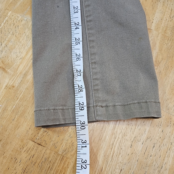 RVCA Weekend Stretch Pants Dark Tan With Pockets Mens size 30 - Picture 10 of 10